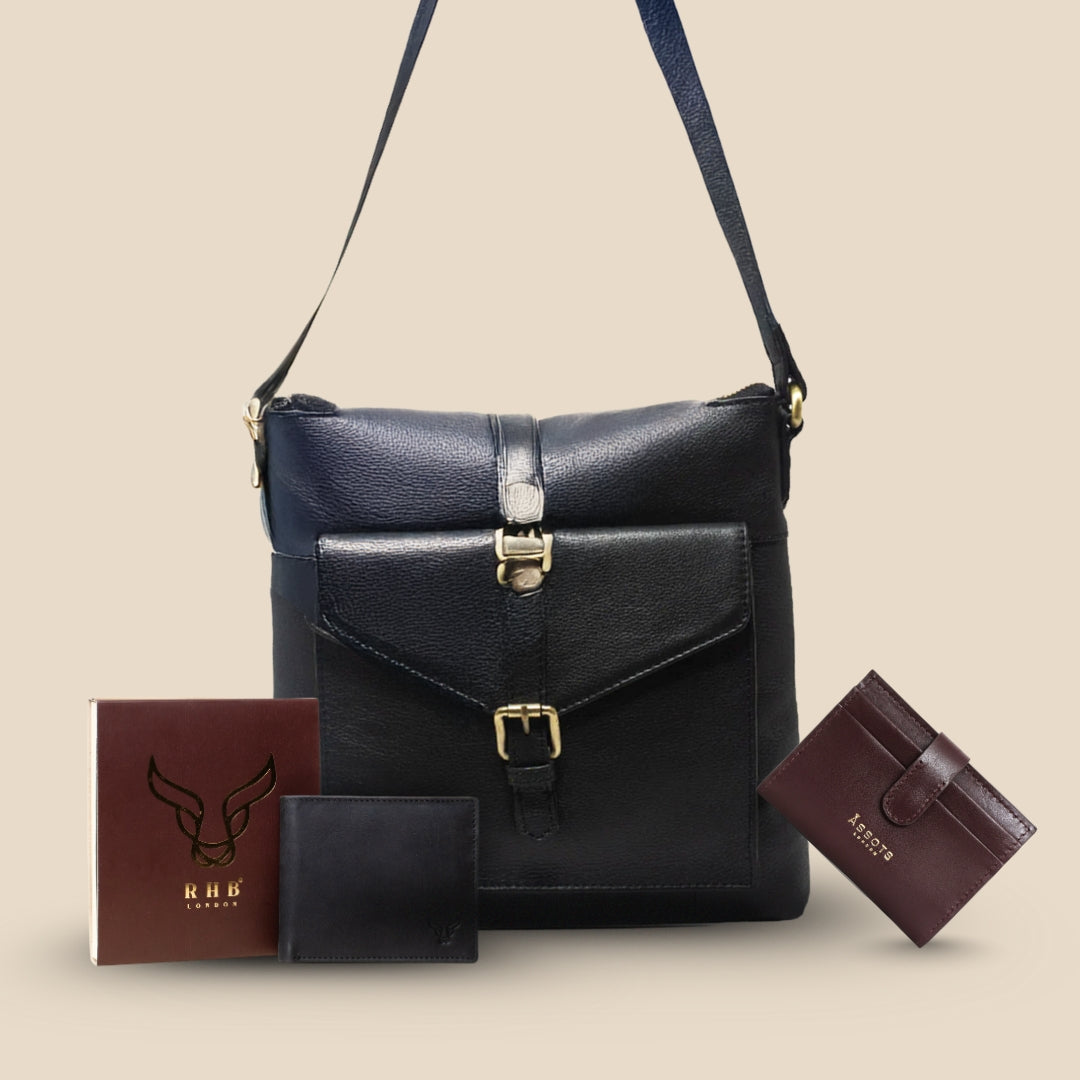 The Modern Gentleman Bundle | Black Leather Essentials