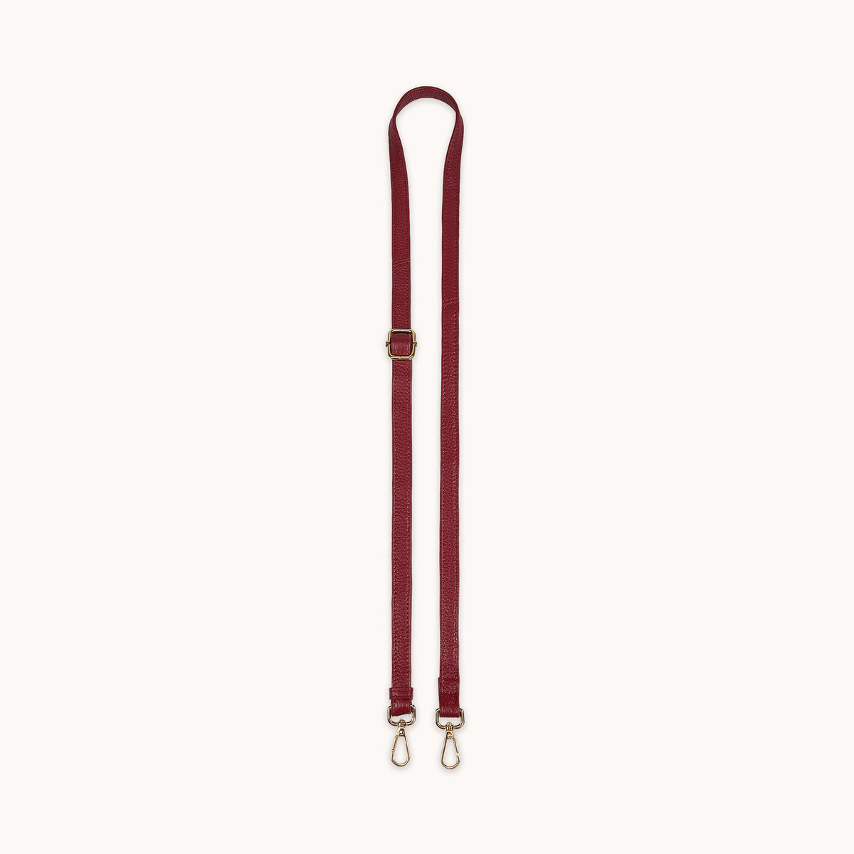 Spicy Red Leather Bag Strap