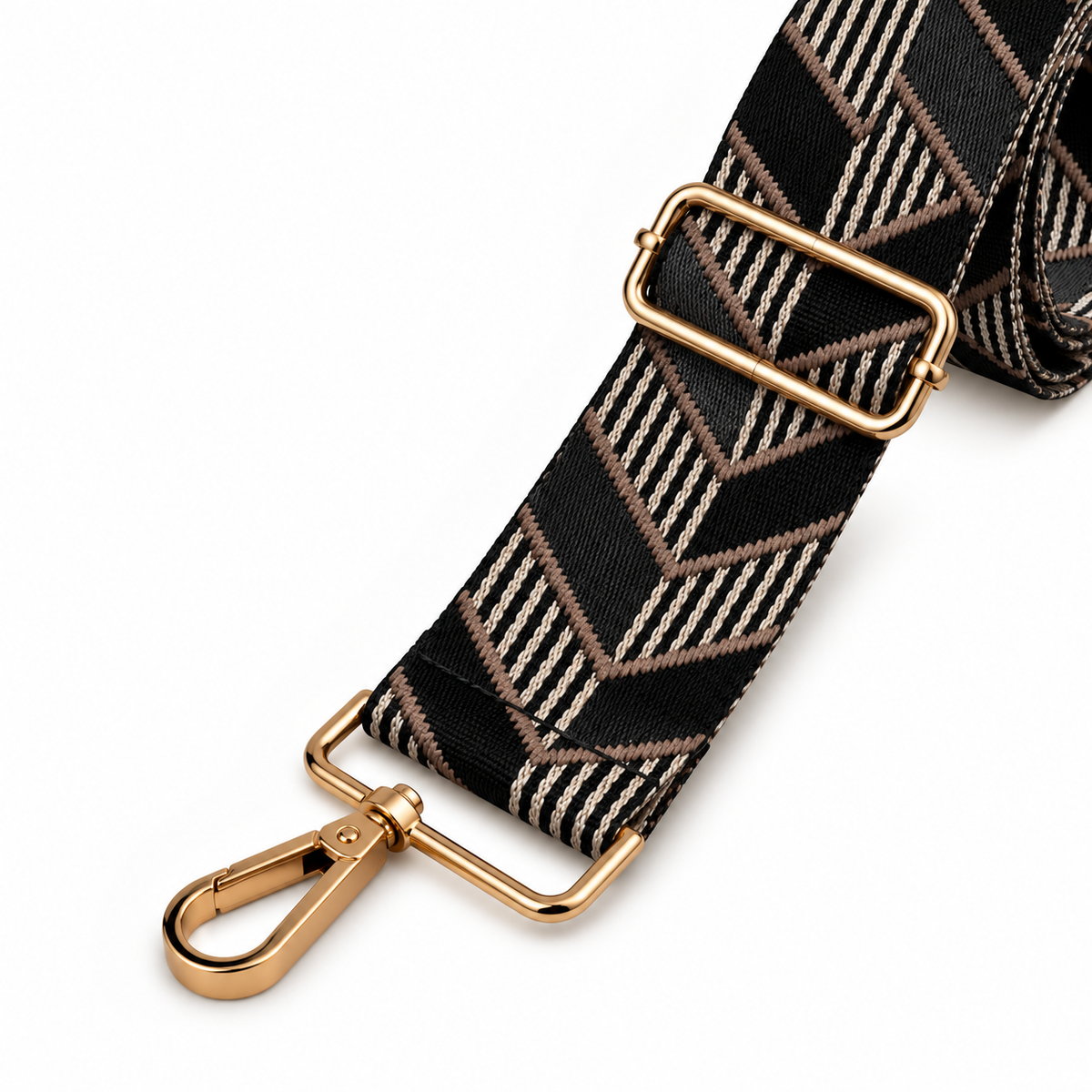 Black Chevron Bag Strap