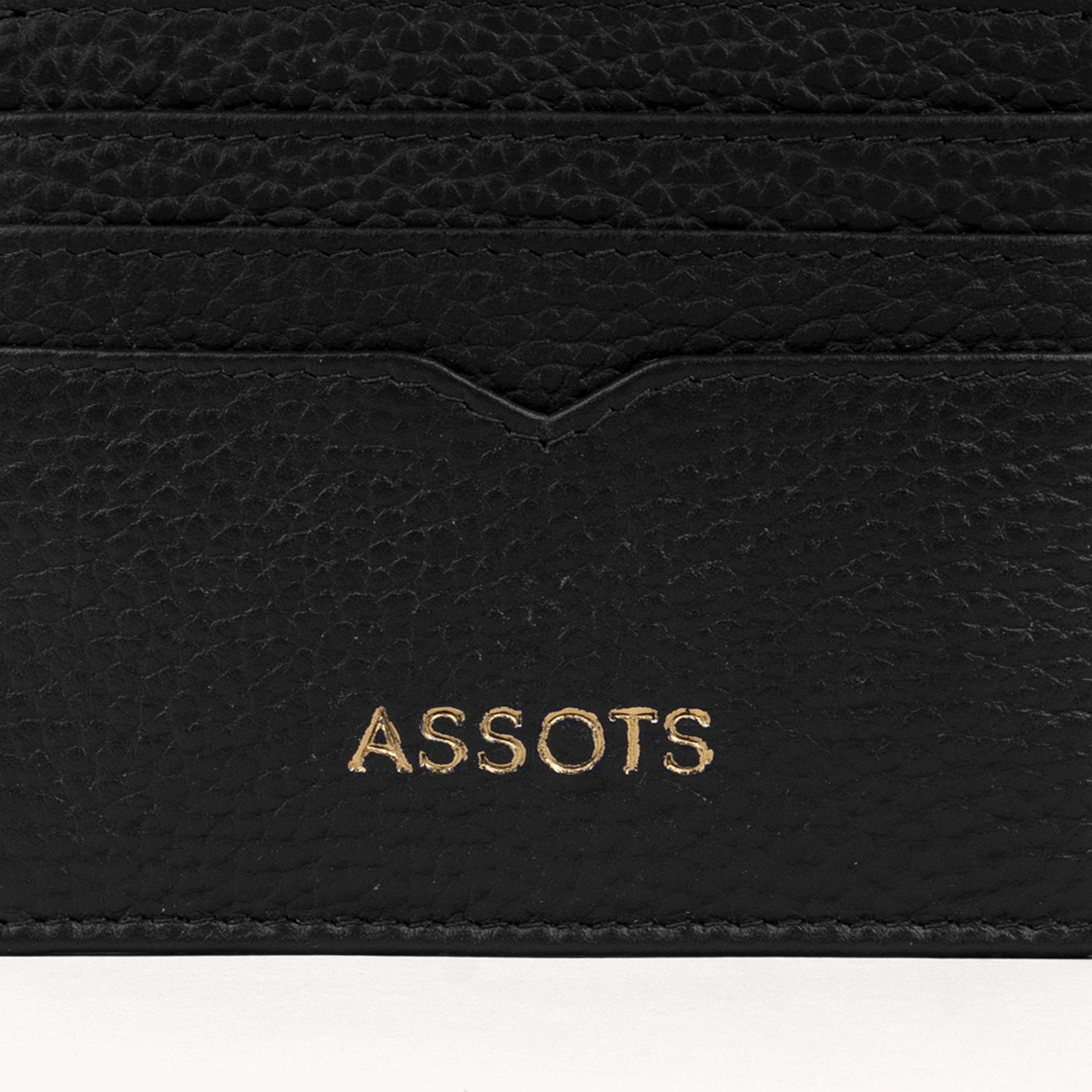 'CALI' Black Real Leather RFID Cardholder