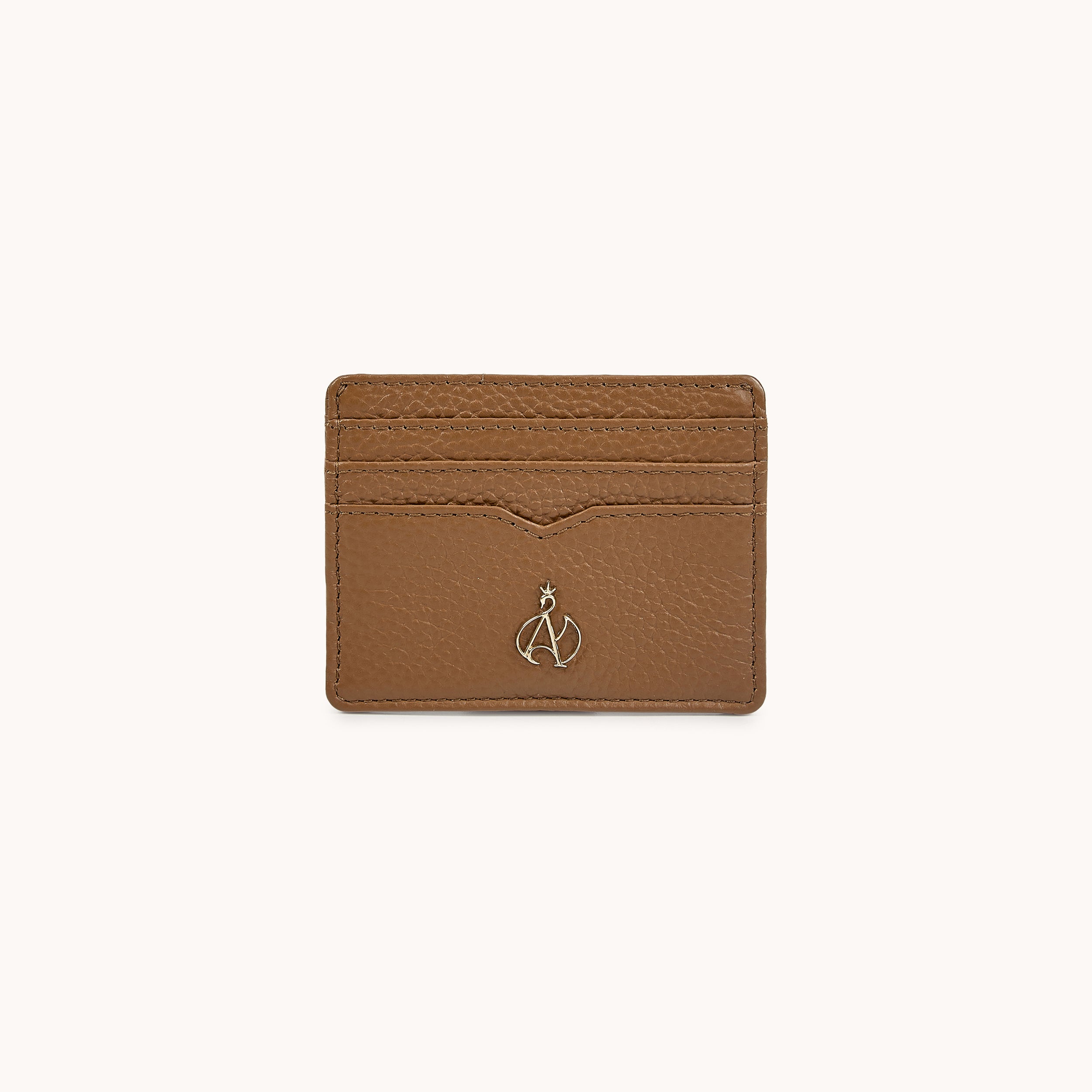 'SAVILE' Tan Real Leather RFID Cardholder