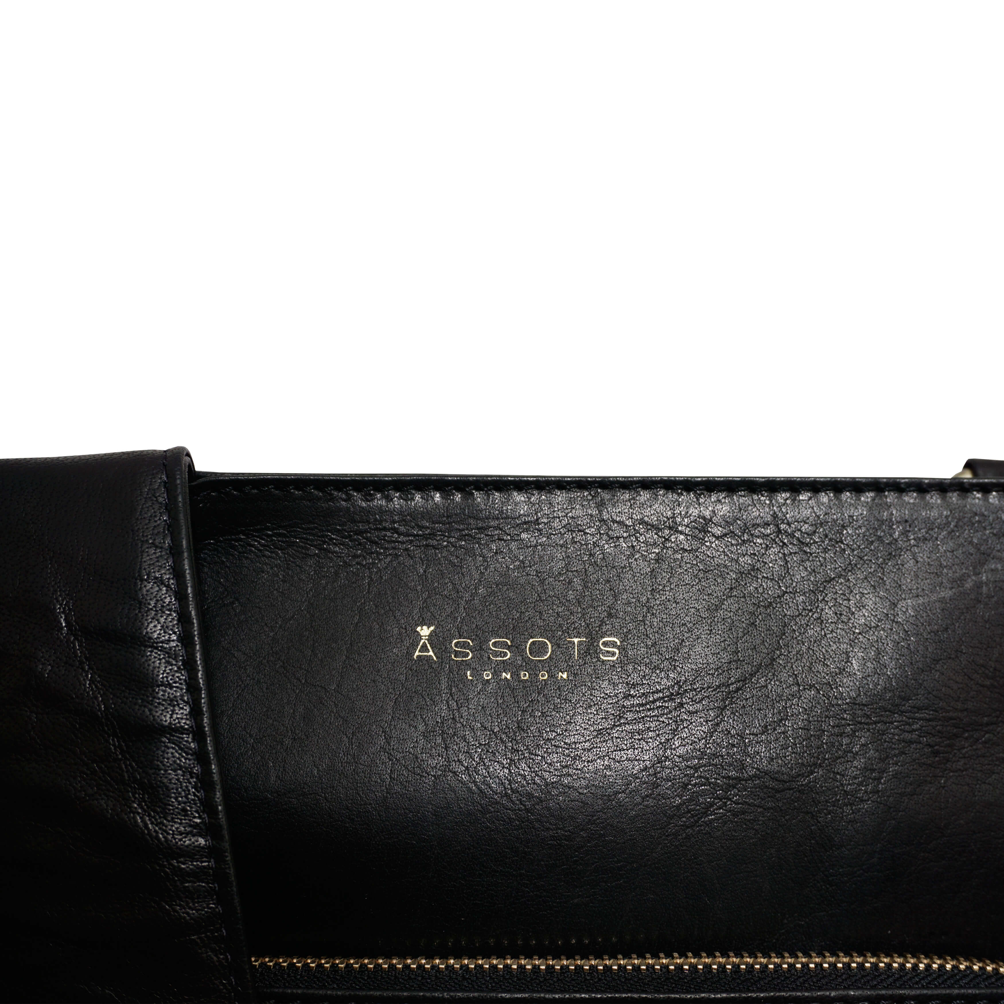'CANARY' Black Vintage Leather Crossbody bag