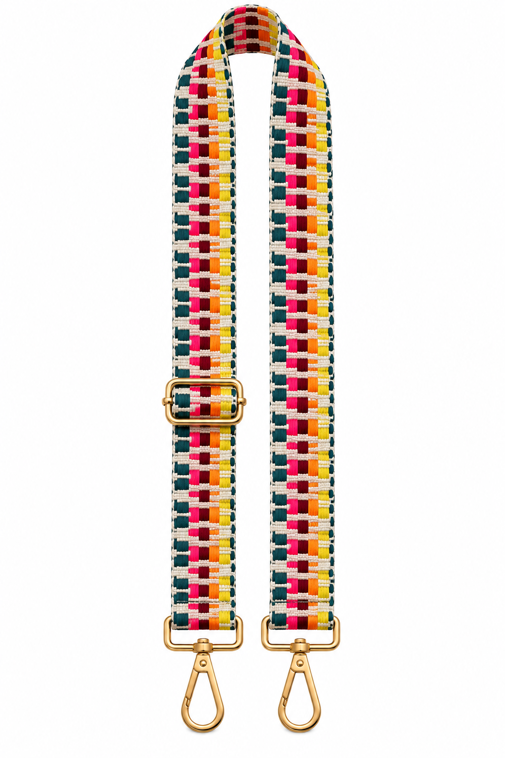 Cream Rainbow Bag Strap