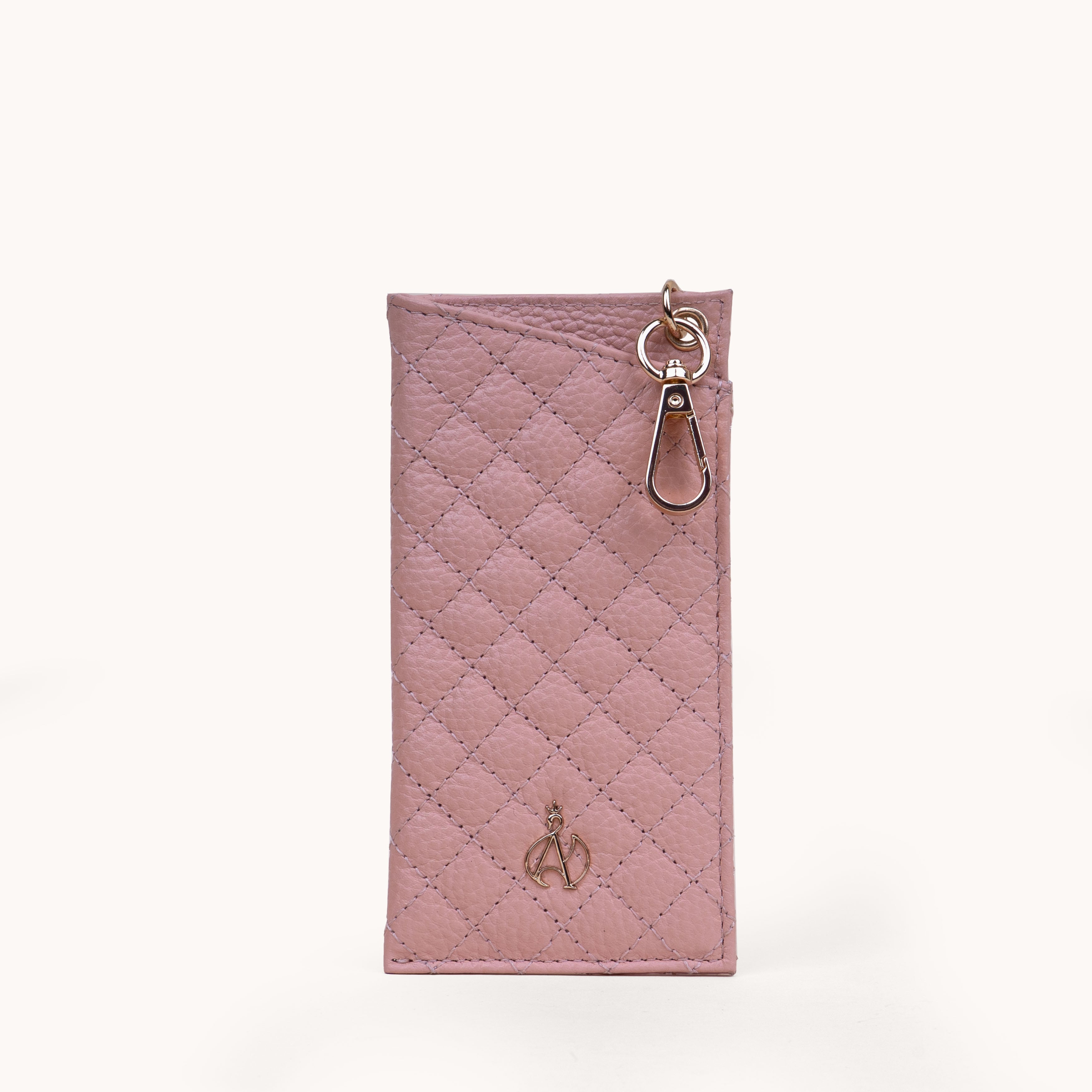 'IVY' Peach Real Leather Sunglass Case