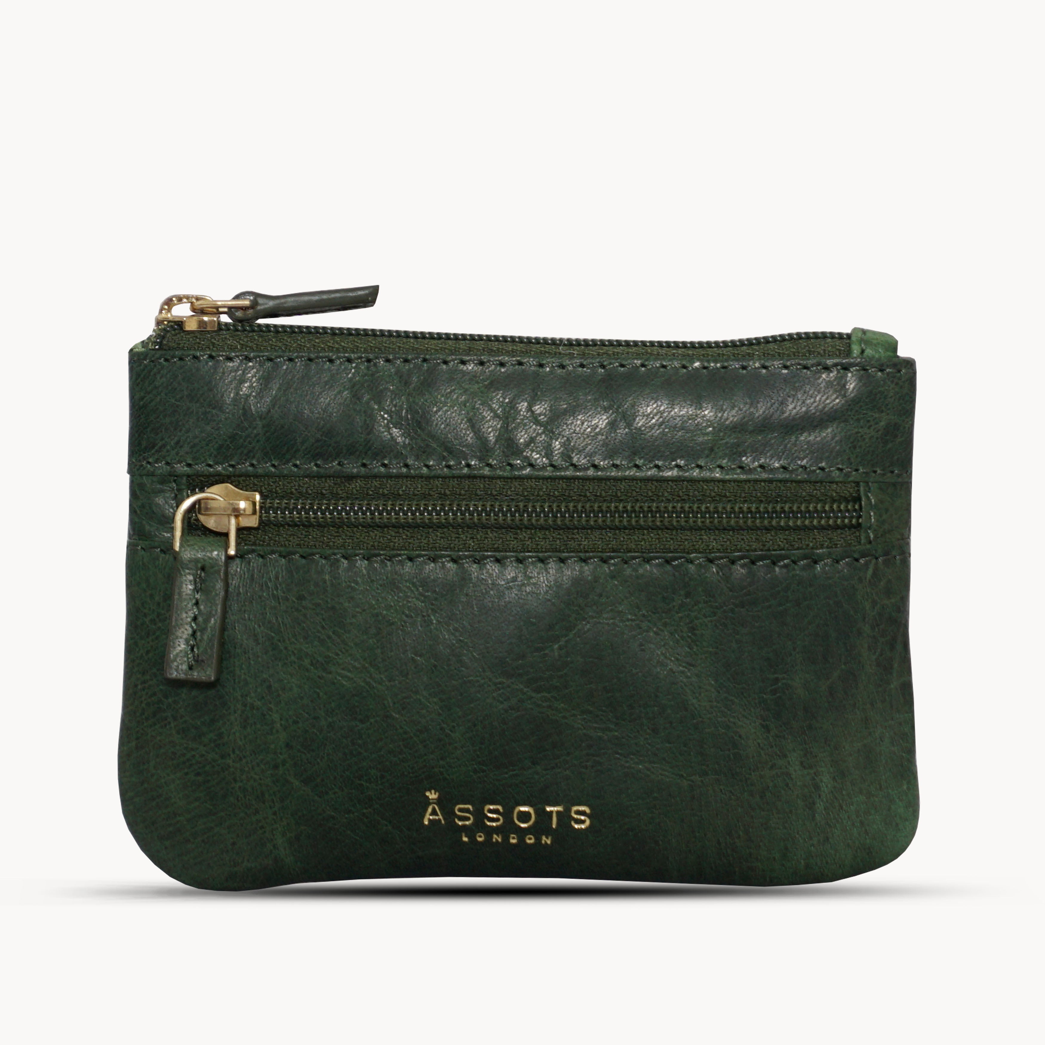 'MARY' Tree Top Green Soft Small Leather Coin Purse