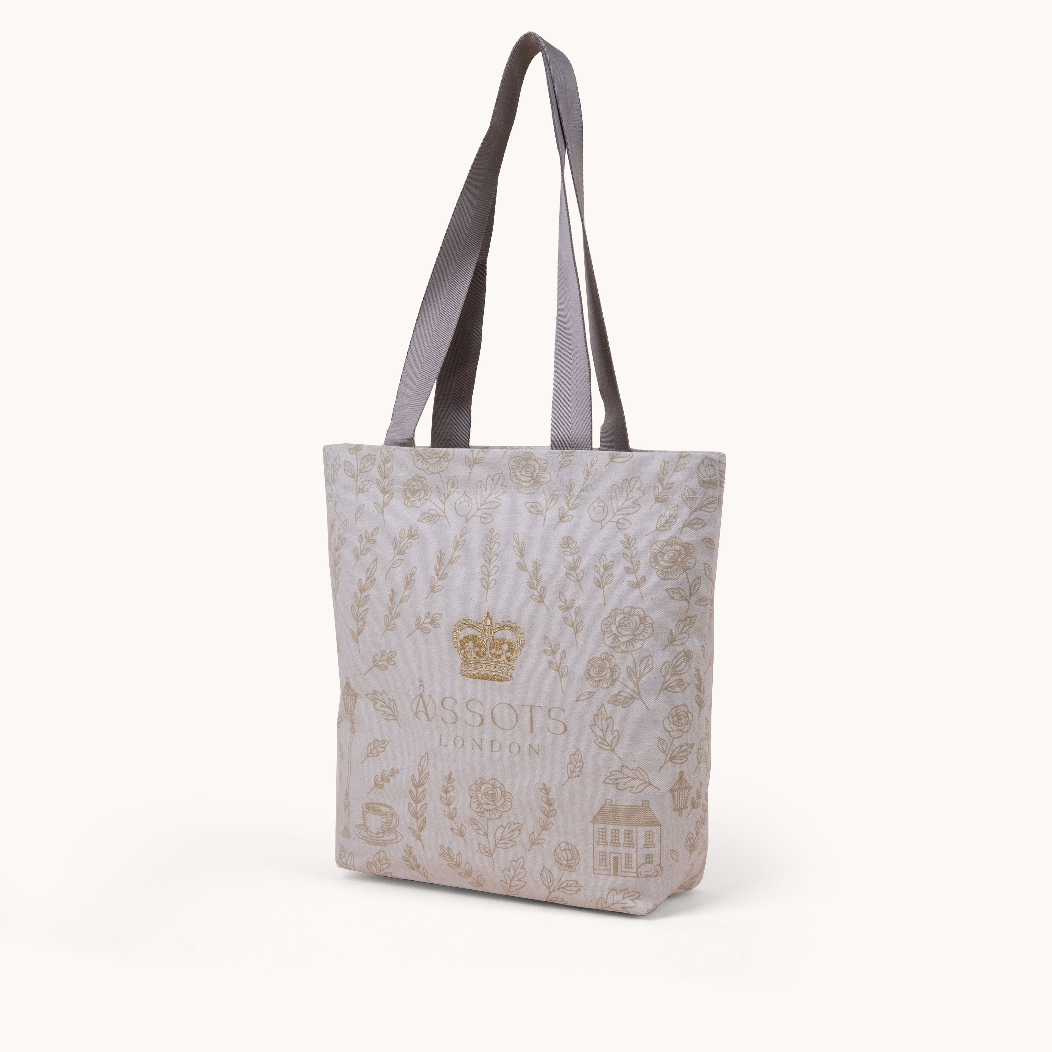 'RICHMOND' Taupe Canvas Shopper