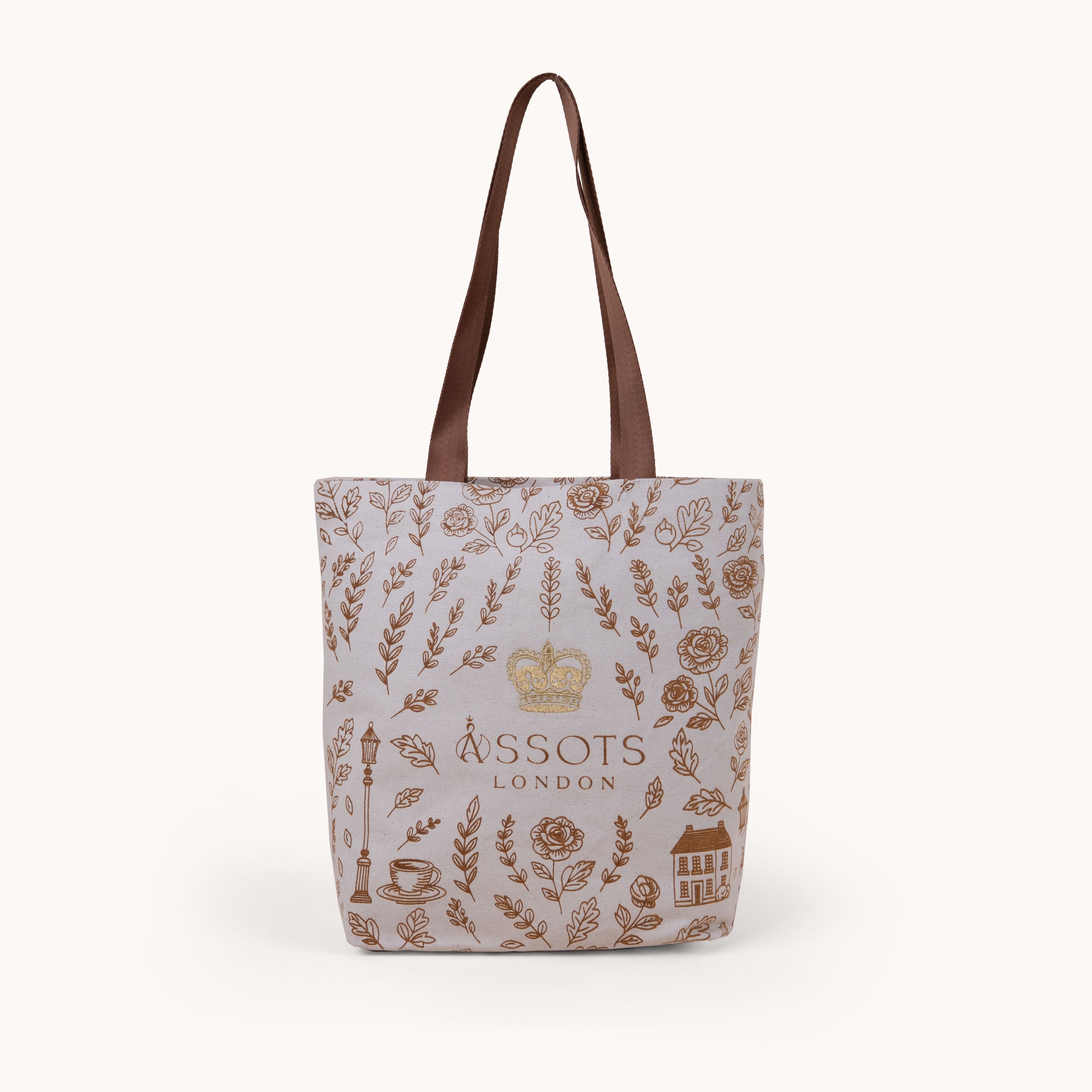 'RICHMOND' Tan Canvas Shopper