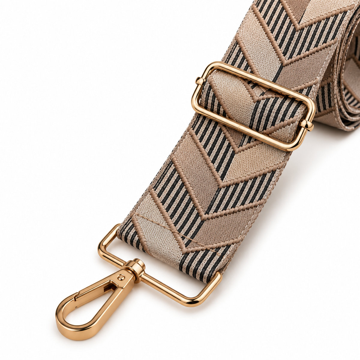 Sand Chevron Bag Strap