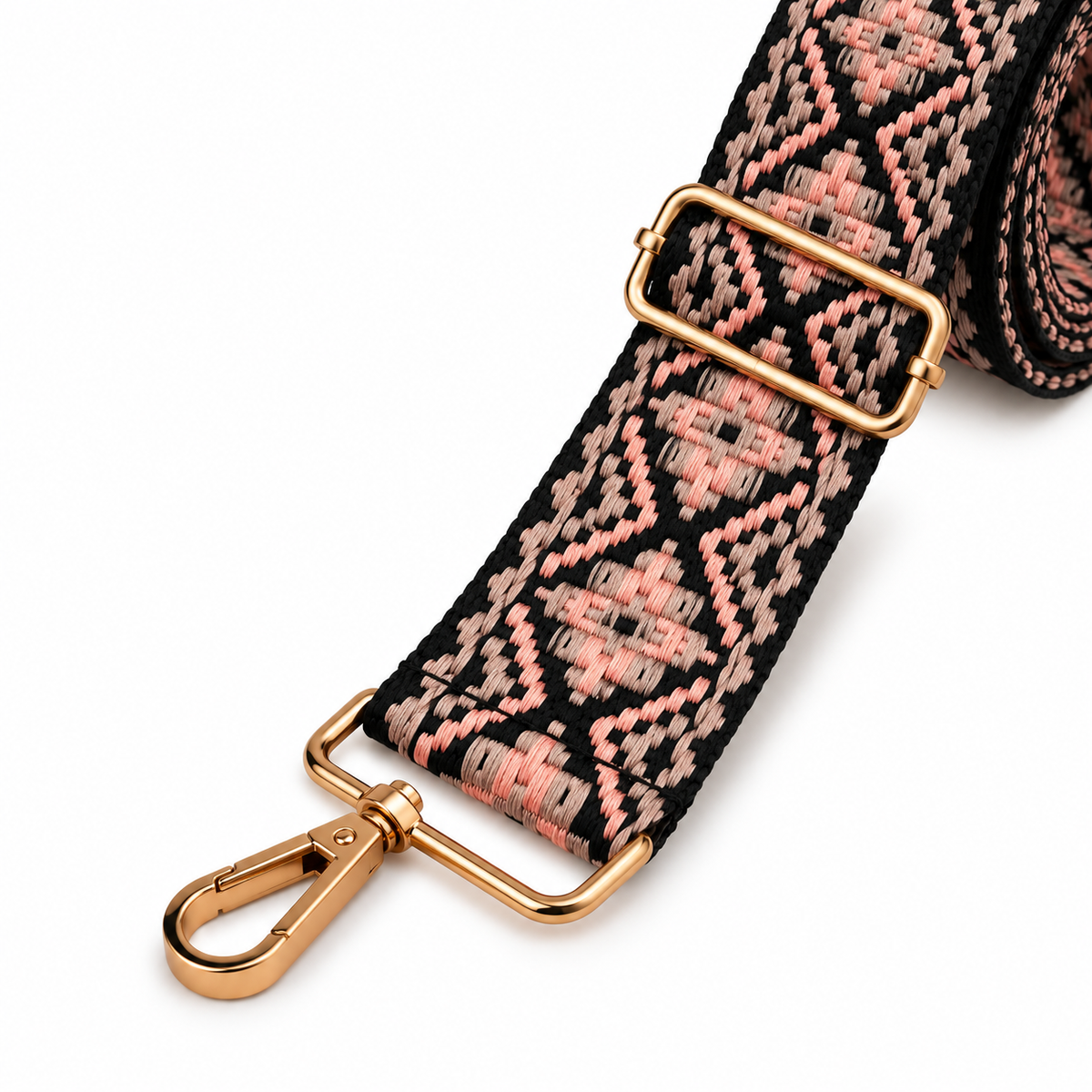 Peach Aztec Bag Strap