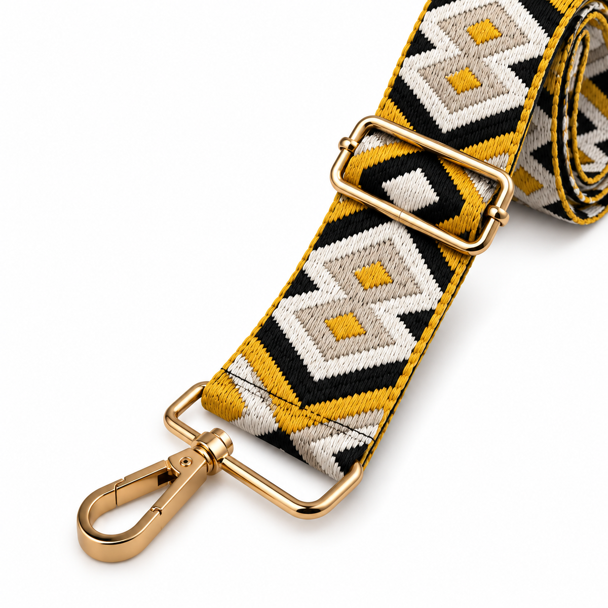 Mustard Aztec Bag Strap