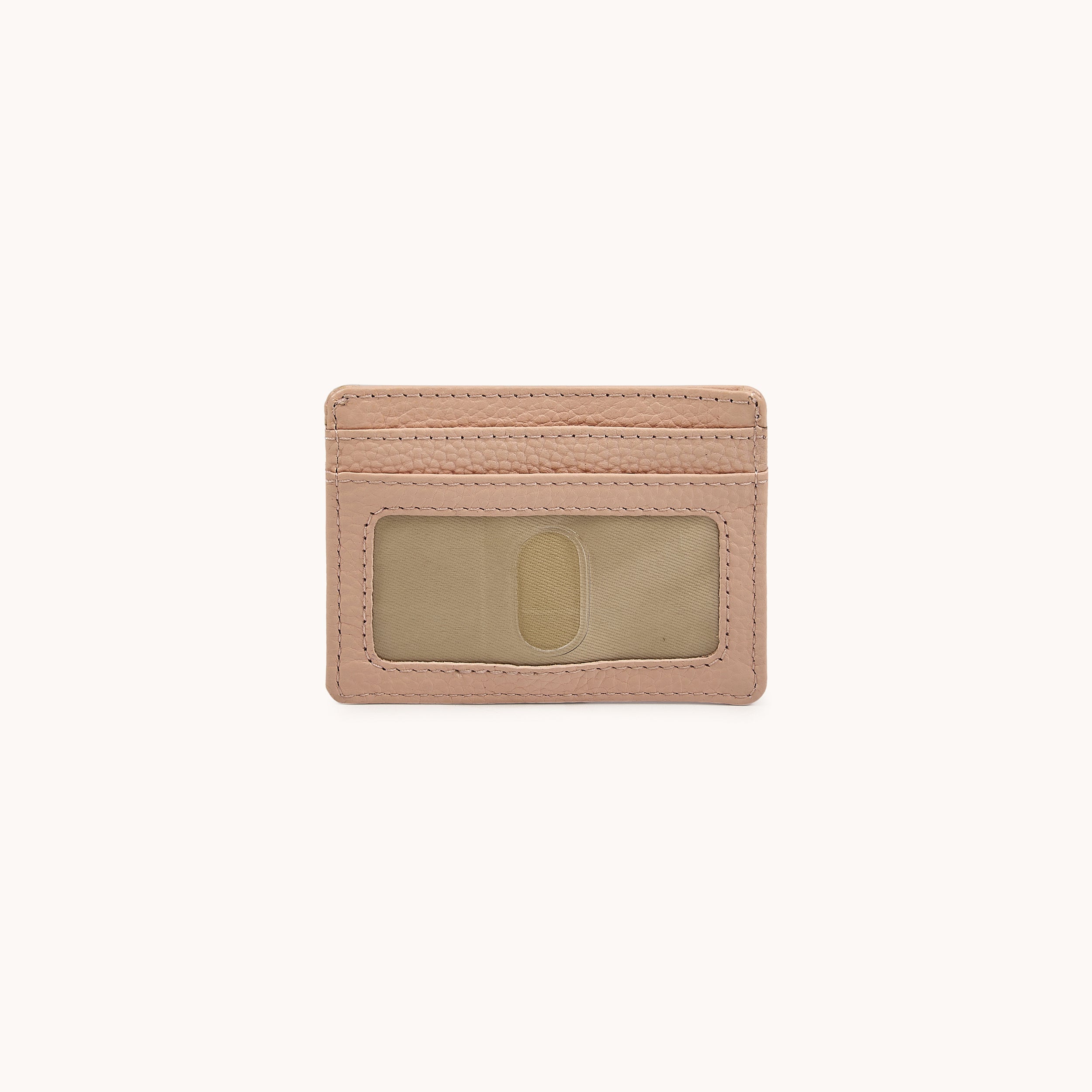 'SAVILE' Peach Real Leather RFID Cardholder