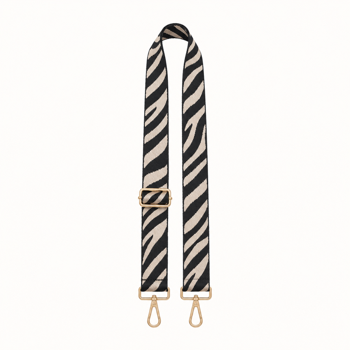 Cream Zebra Bag Strap