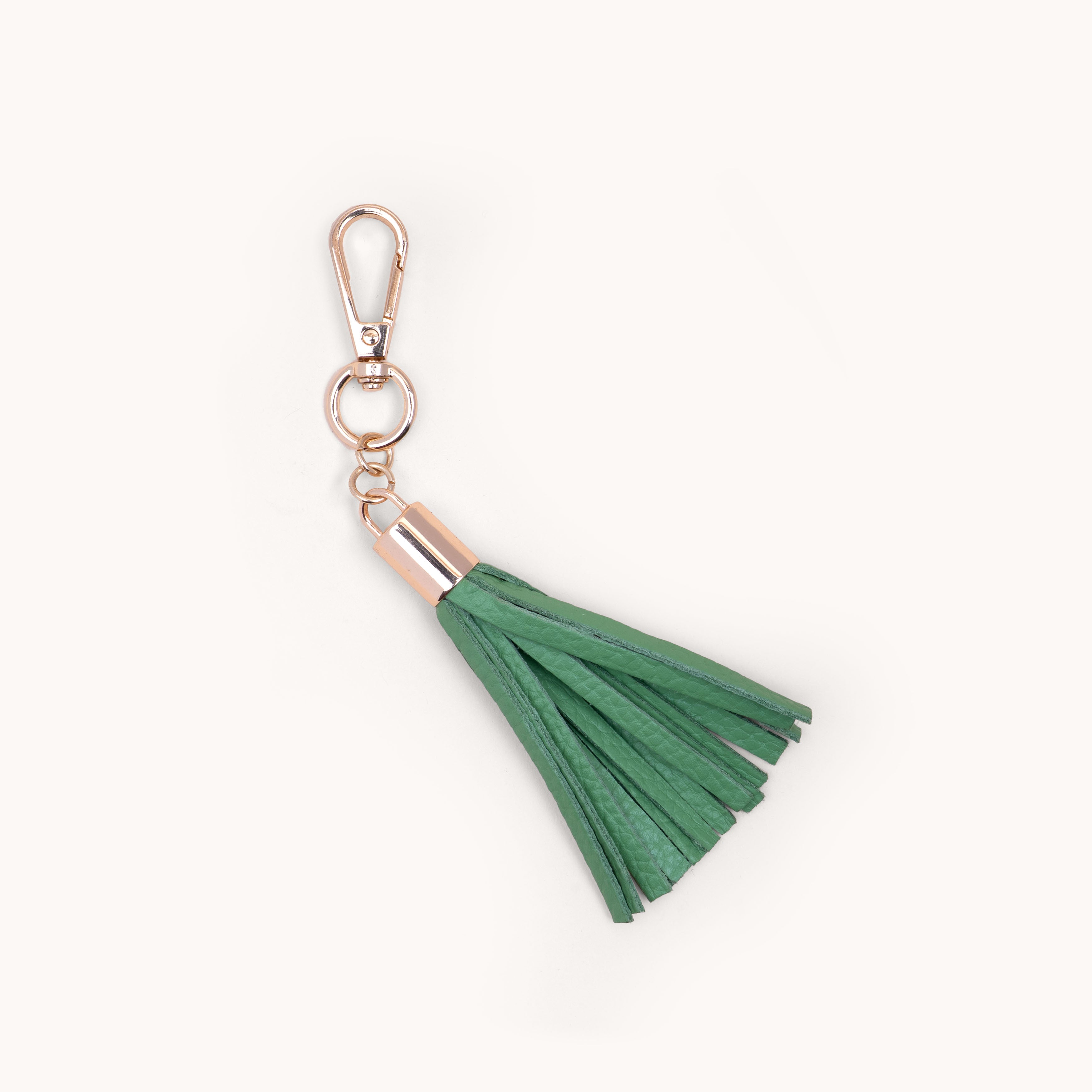 Matcha Green Genuine Leather Tassel