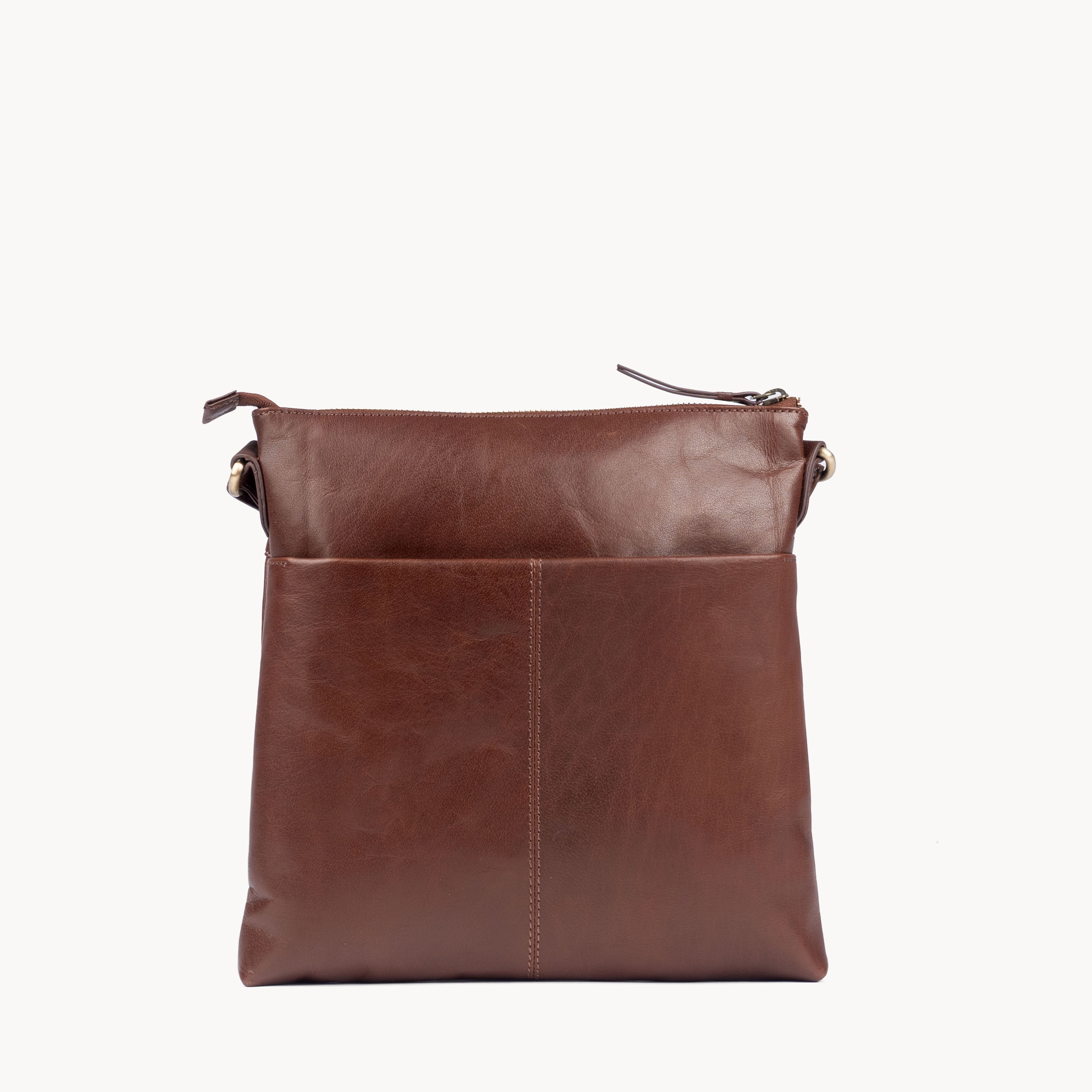 'HOXTON' Brown Vintage Leather Crossbody Shoulder Sling Bag