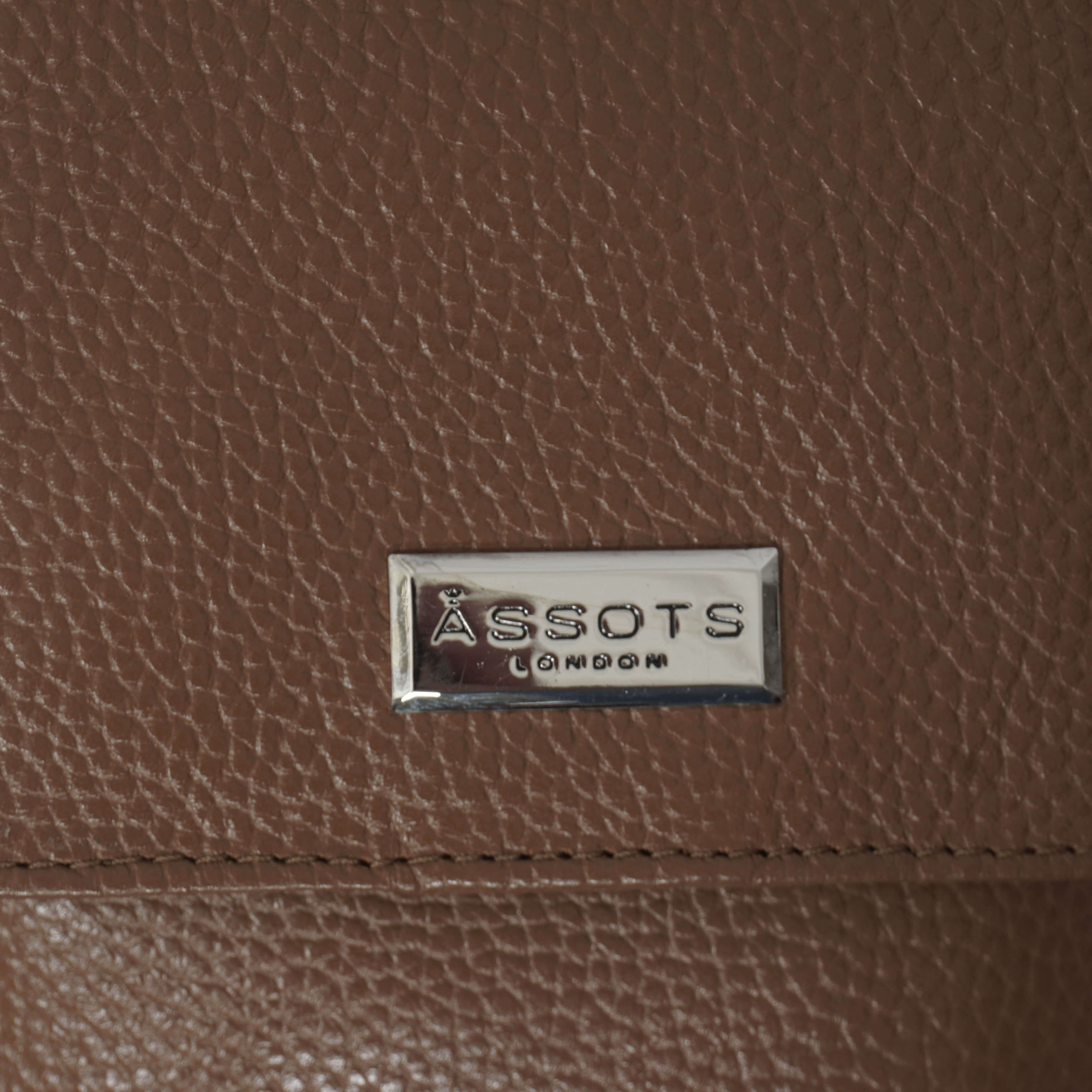 'MARIA' Tan Pebble Grain Real Leather Crossbody Phone Bag