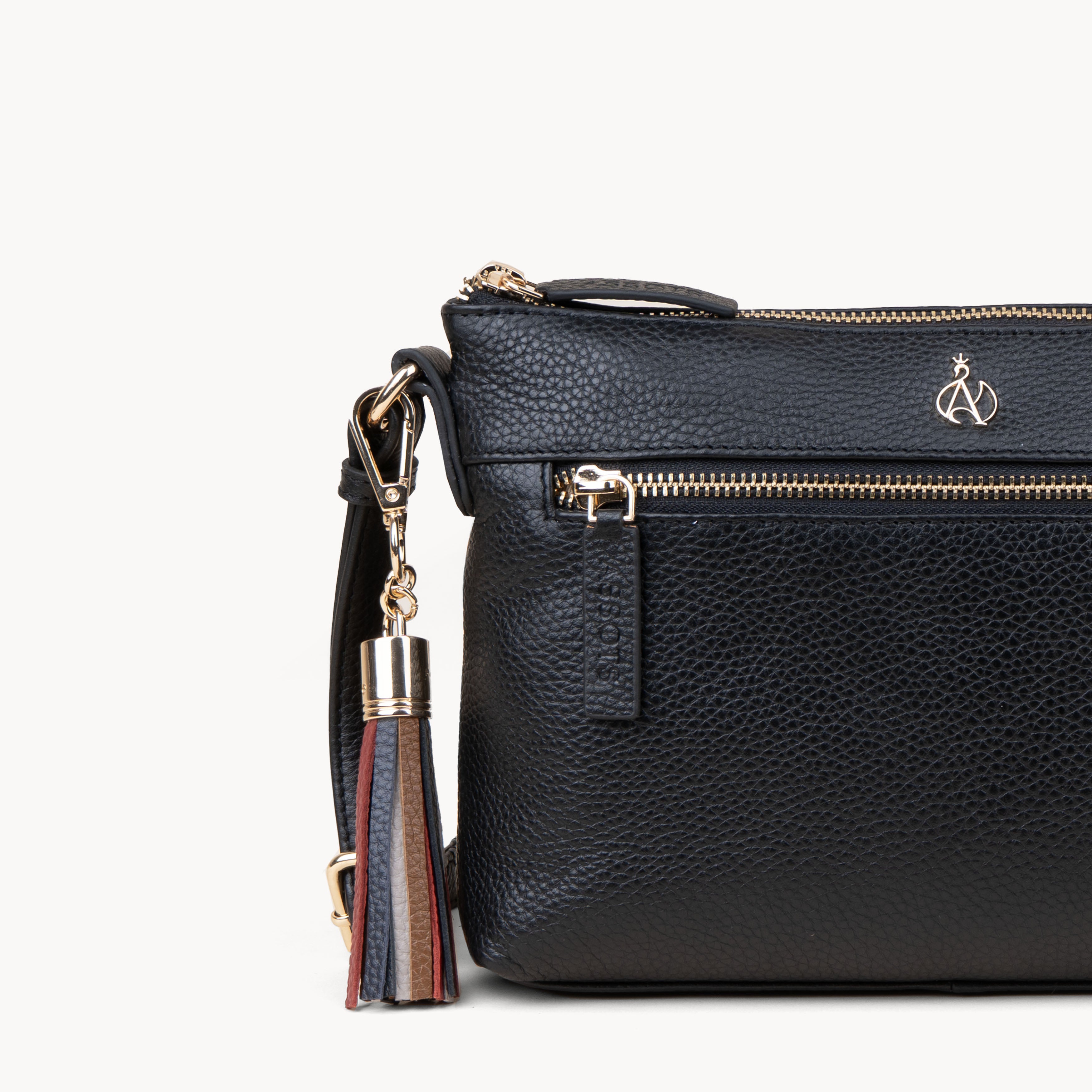 The Multicolour Genuine Leather Gold Tassel