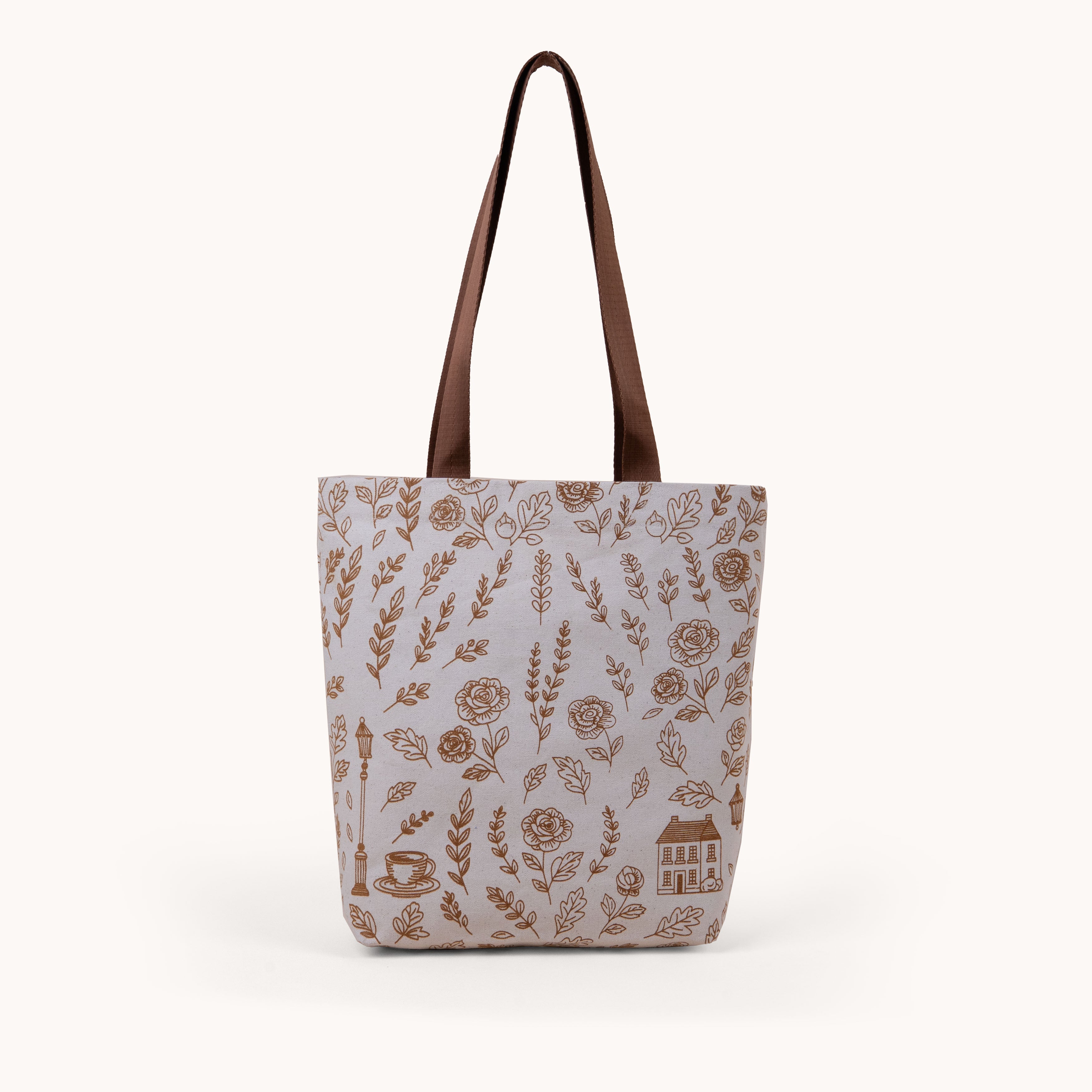 'RICHMOND' Tan Canvas Shopper
