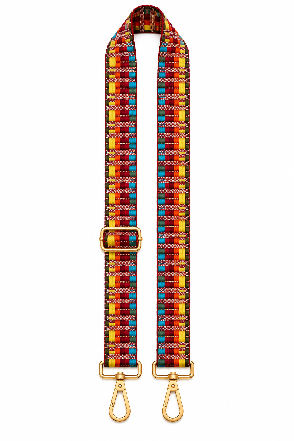 Red Rainbow Bag Strap