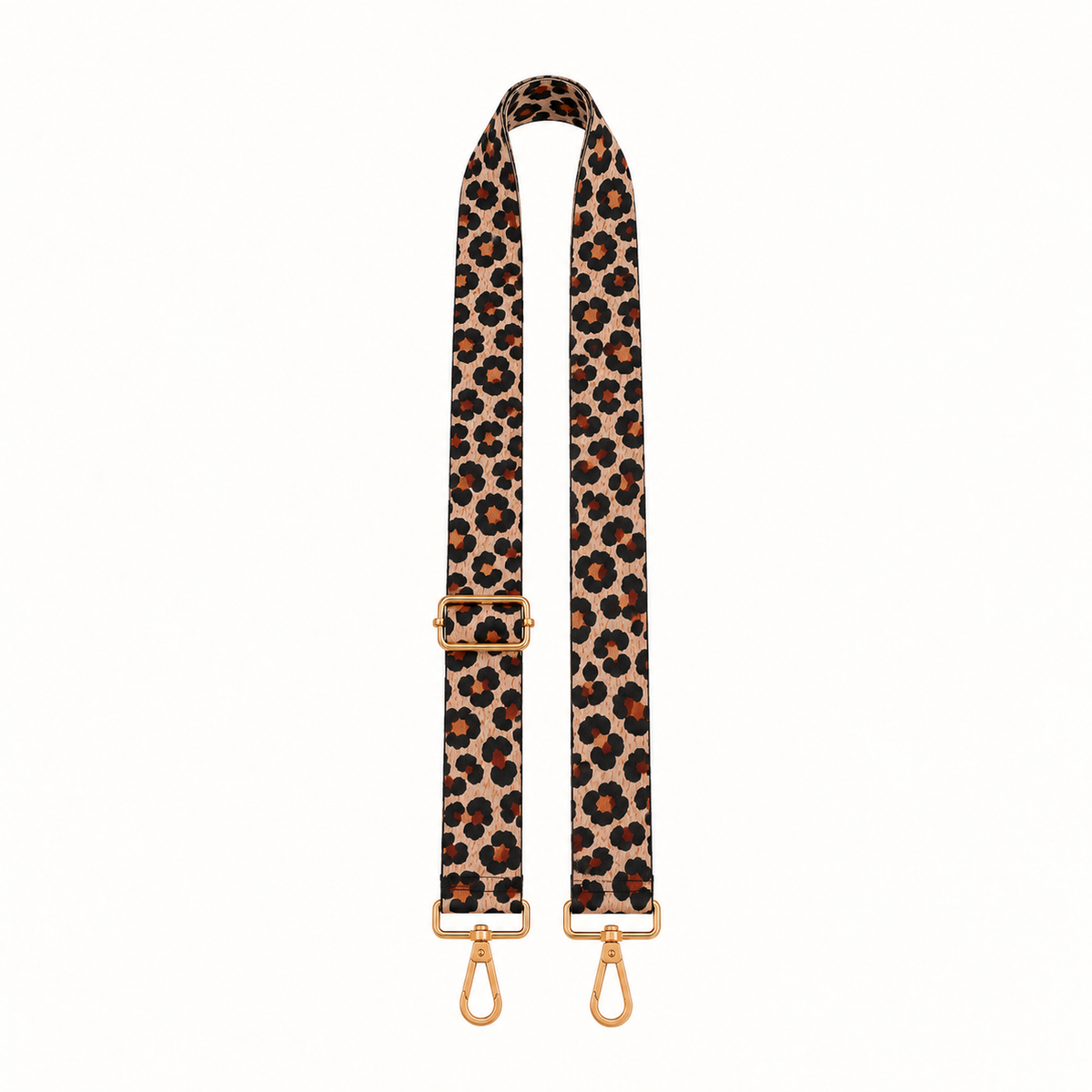 Tan Leopard Bag Strap